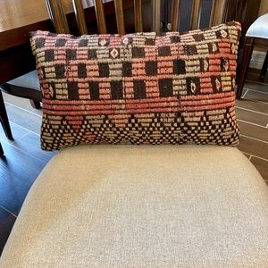 Turkish Kilim Embroidered Pillow